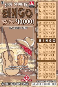 Boot Scootin Bingo Ticket