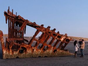 Peter Iredale wreckage