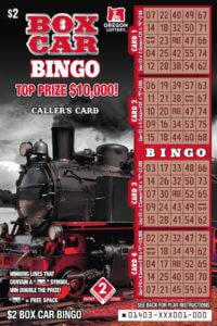 Box Car Bingo front